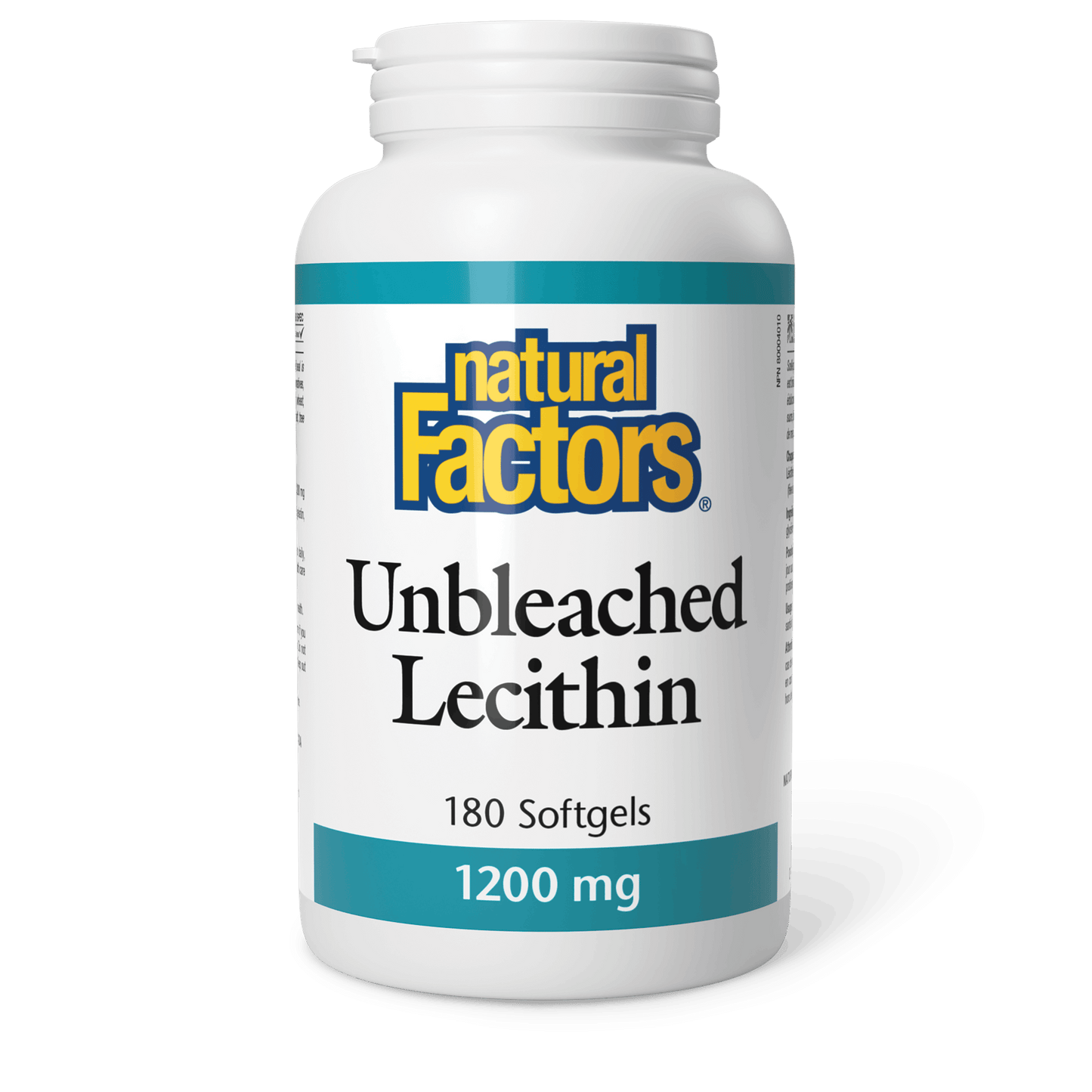 Natural Factors - UNBLEACHED LECITHIN - 1200 mg