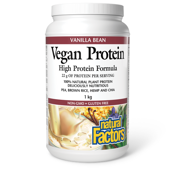 Thumbnail of Natural Factors - VEGAN PROTEIN - Vanilla Bean Flavour