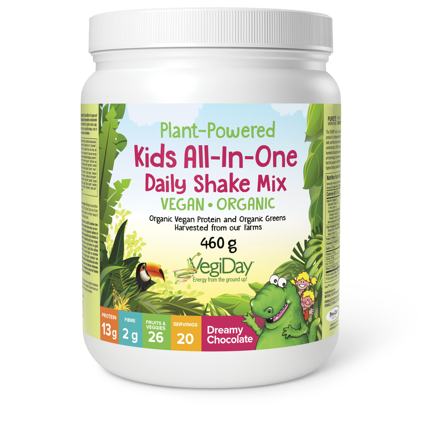 VegiDay - KIDS ALL-IN-ONE DAILY SHAKE MIX - Dreamy Chocolate