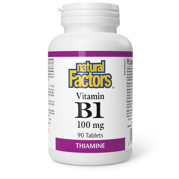 Thumbnail of Natural Factors - VITAMIN B1 - 100 mg