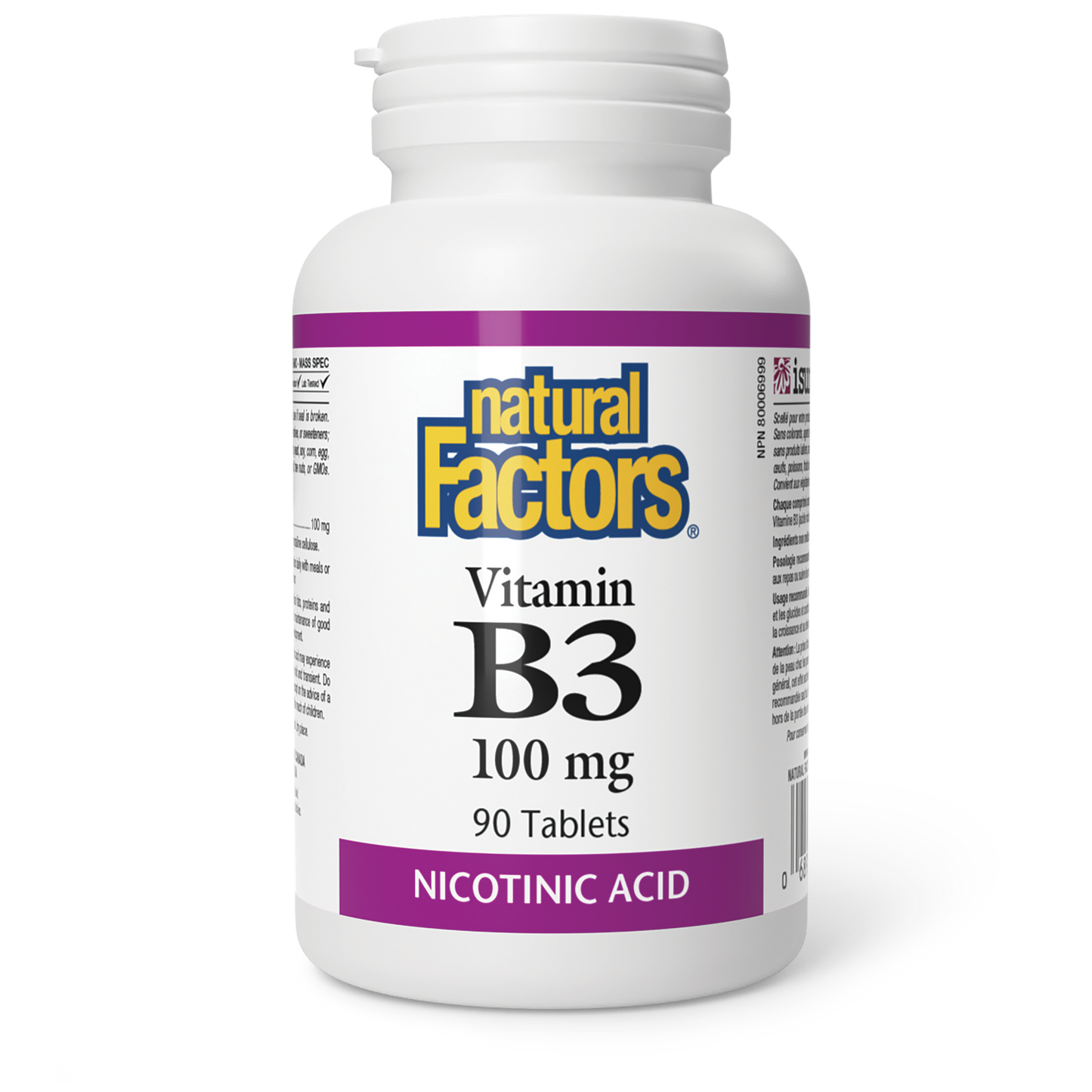 Natural Factors - VITAMIN B3 - 100 mg