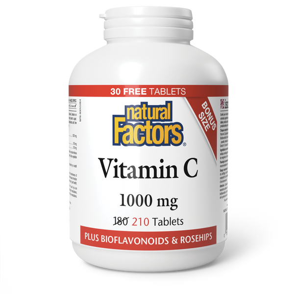 Thumbnail of Natural Factors - VITAMIN C WITH ROSEHIPS - 1000 mg - Bonus Size