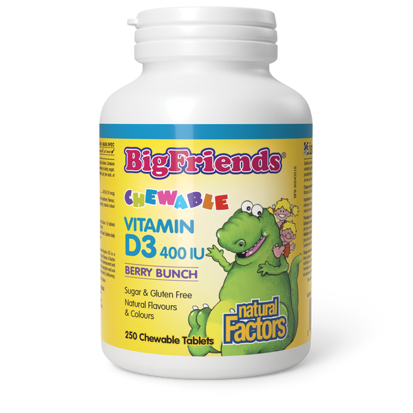 Thumbnail of Natural Factors - BIG FRIENDS CHEWABLE VITAMIN D3 - 400 IU