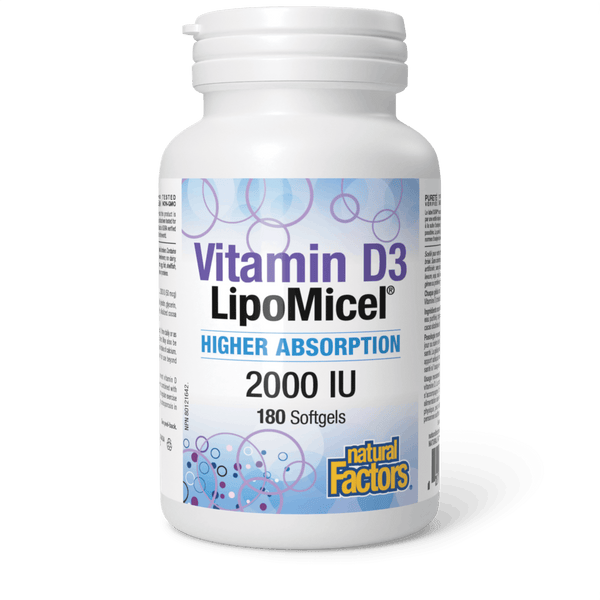 Thumbnail of Natural Factors - VITAMIN D3 LIPOMICEL - 2000 IU