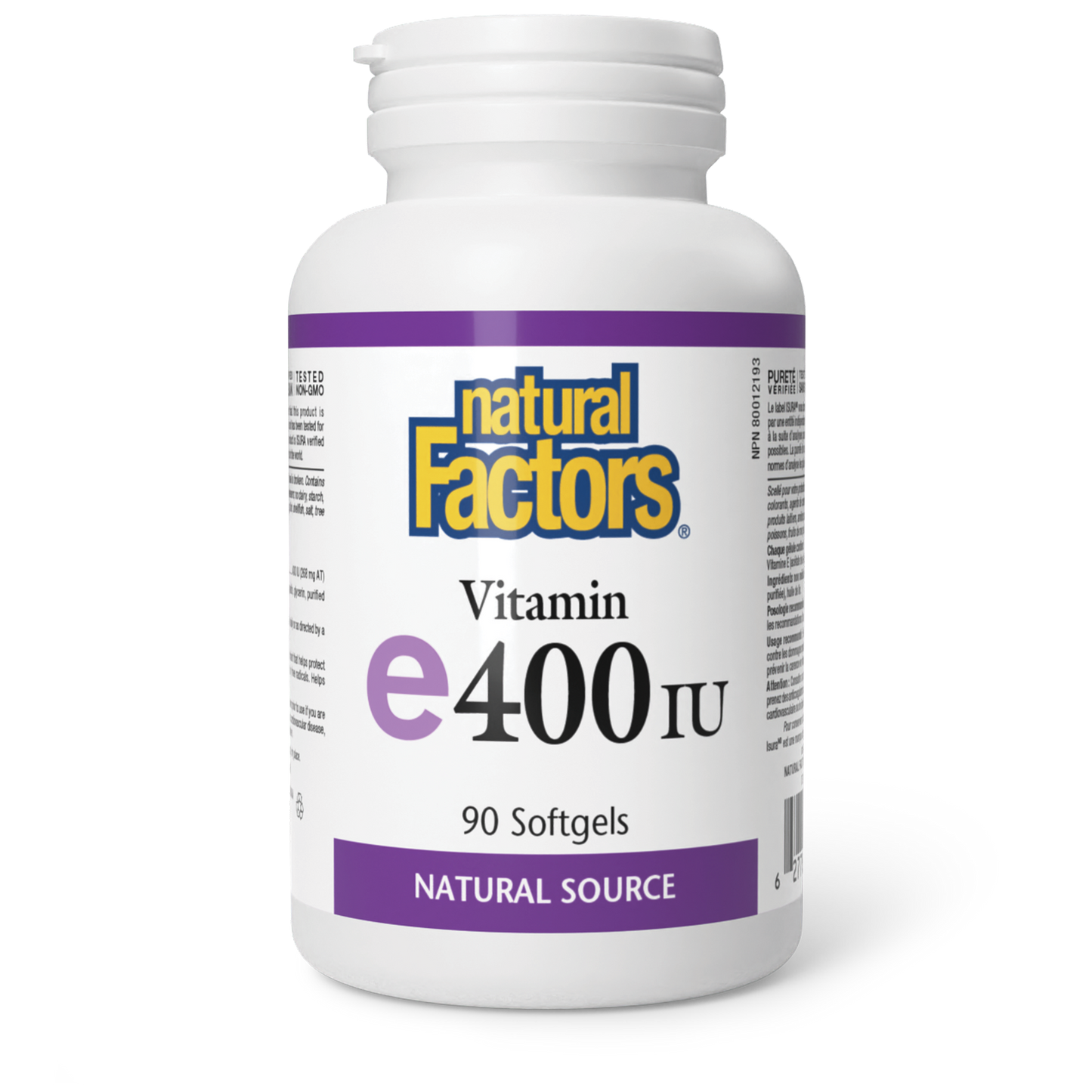 Natural Factors - VITAMIN E 400 IU