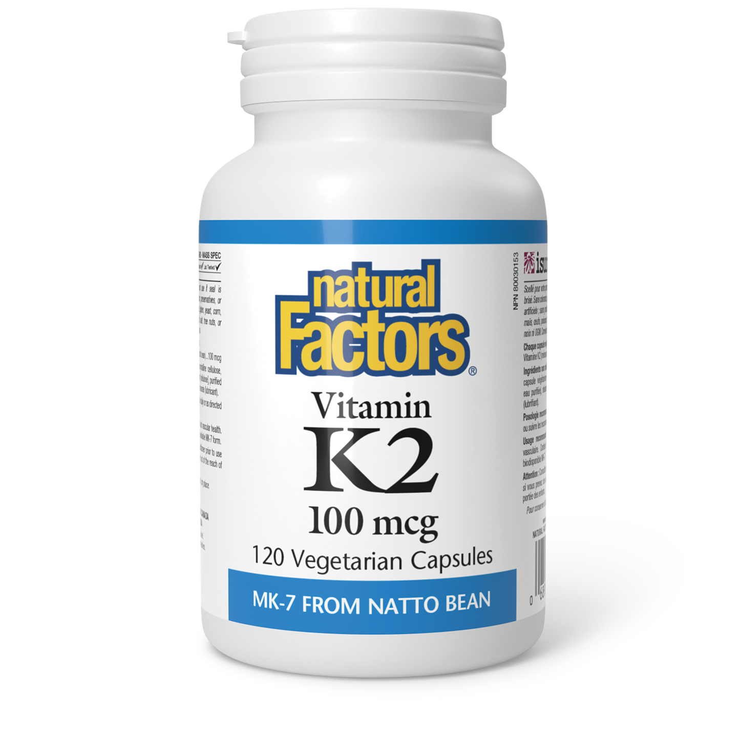 Natural Factors - VITAMIN K2 - 100 mcg