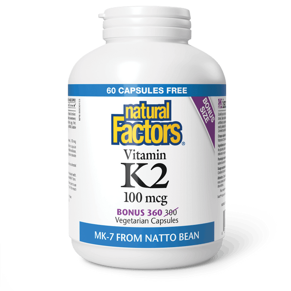 Thumbnail of Natural Factors - VITAMIN K2 - 100 mcg - Bonus Size