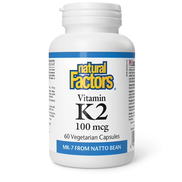 Natural Factors - Vitamin K2 100mcg 60vcaps NF