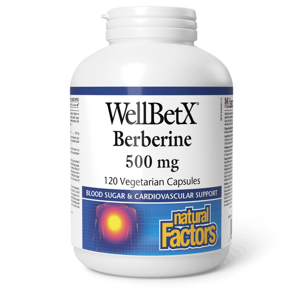 Thumbnail of Natural Factors - WELLBETX BERBERINE - 500 mg