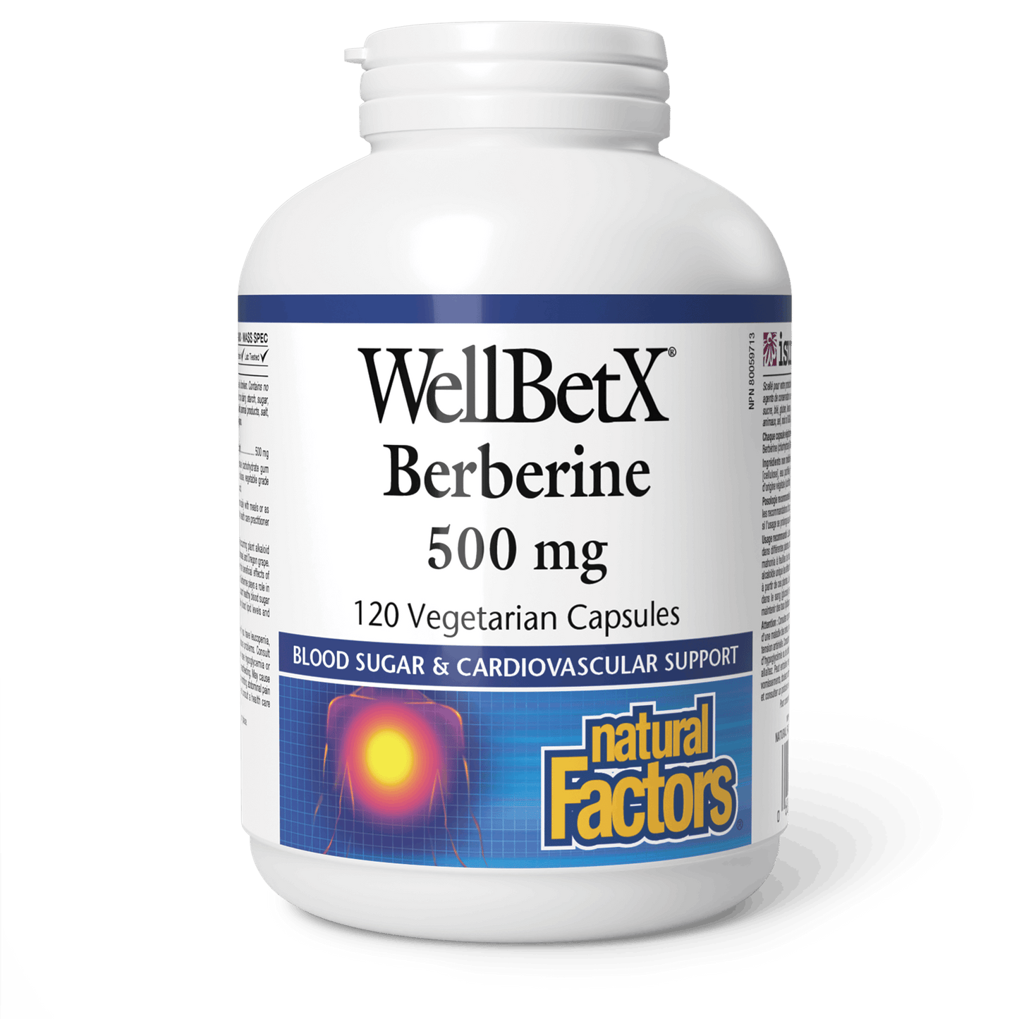 Natural Factors - WELLBETX BERBERINE - 500 mg