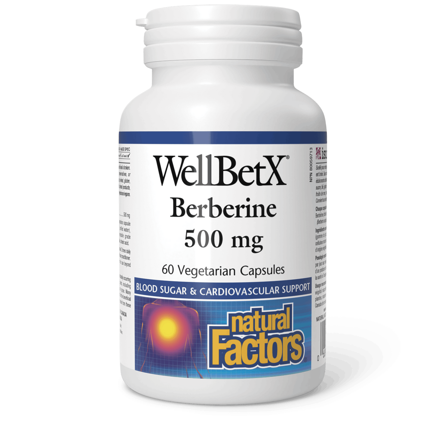 Natural Factors - WELLBETX BERBERINE - 500 mg