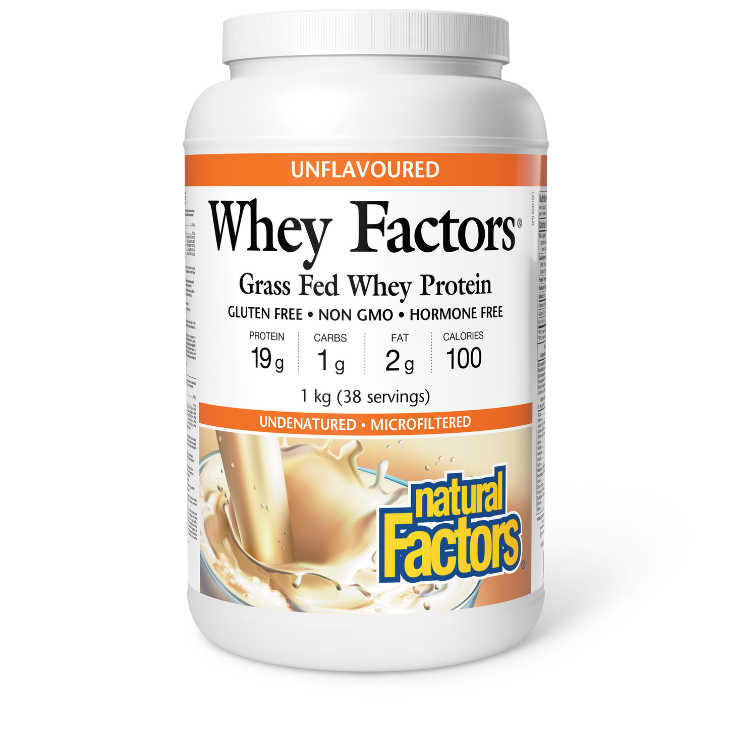 Natural Factors - WHEY FACTORS - Unflavoured