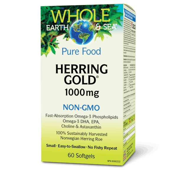 Thumbnail of Natural Factors - WHOLE EARTH & SEA HERRING GOLD - 1000 mg