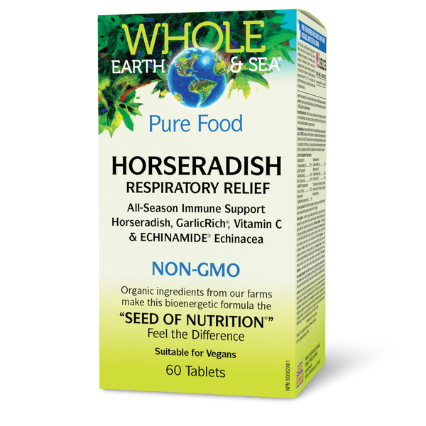 Thumbnail of Natural Factors - WHOLE EARTH & SEA HORSERADISH RESPIRATORY RELIEF