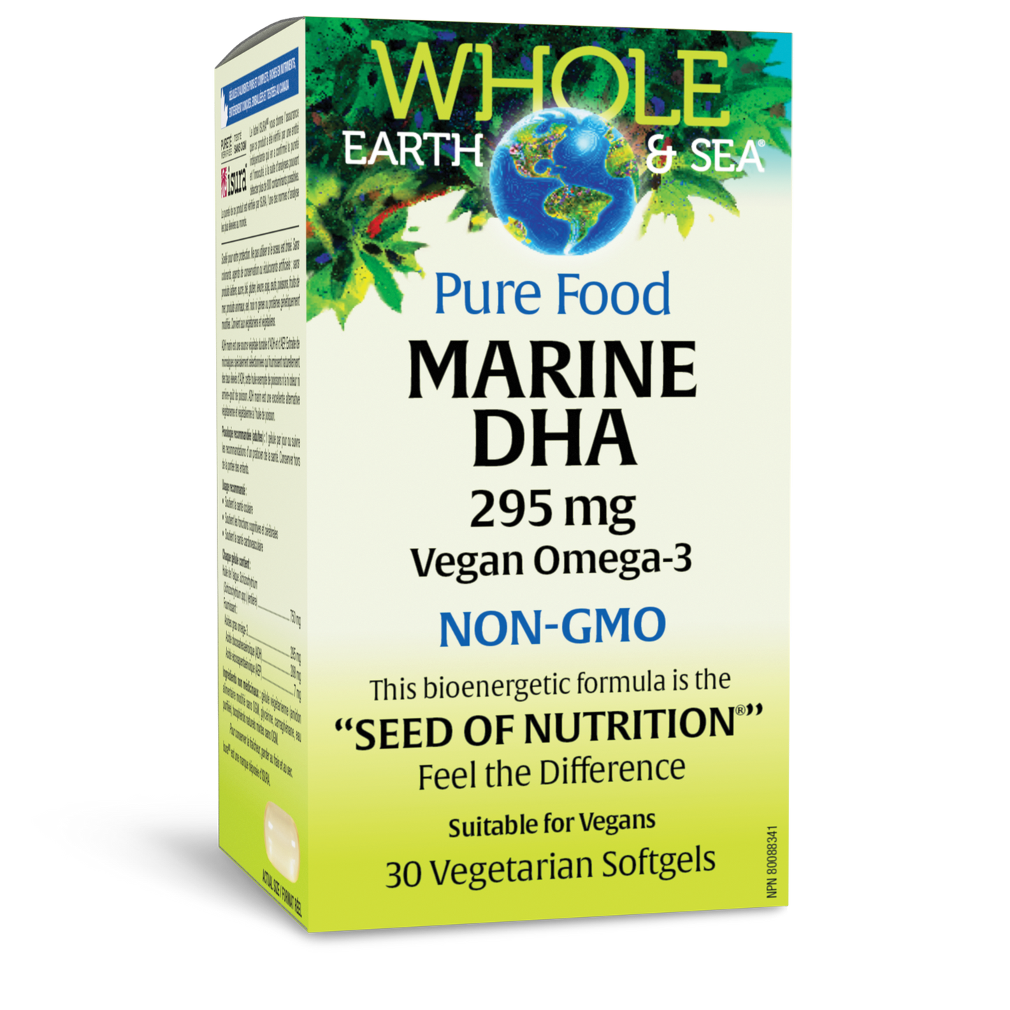 Natural Factors - WHOLE EARTH & SEA MARINE DHA