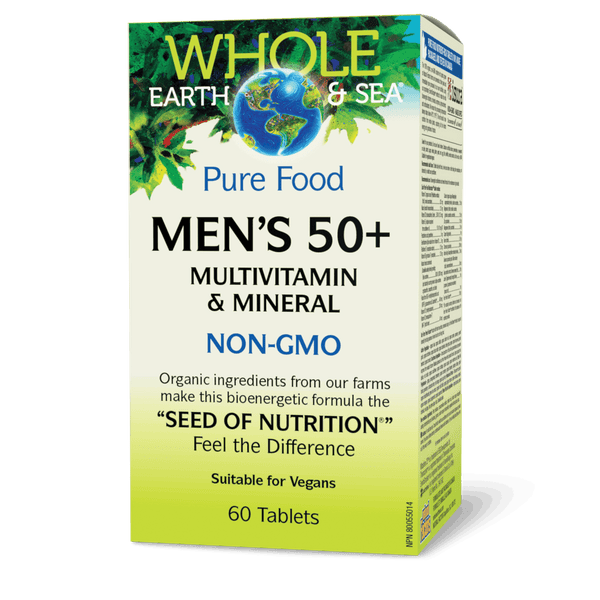 Thumbnail of Natural Factors - WHOLE EARTH & SEA MEN'S 50+ MULTIVITAMIN & MINERAL