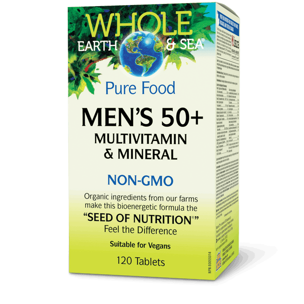 Thumbnail of Natural Factors - WHOLE EARTH & SEA MEN'S 50+ MULTIVITAMIN & MINERAL