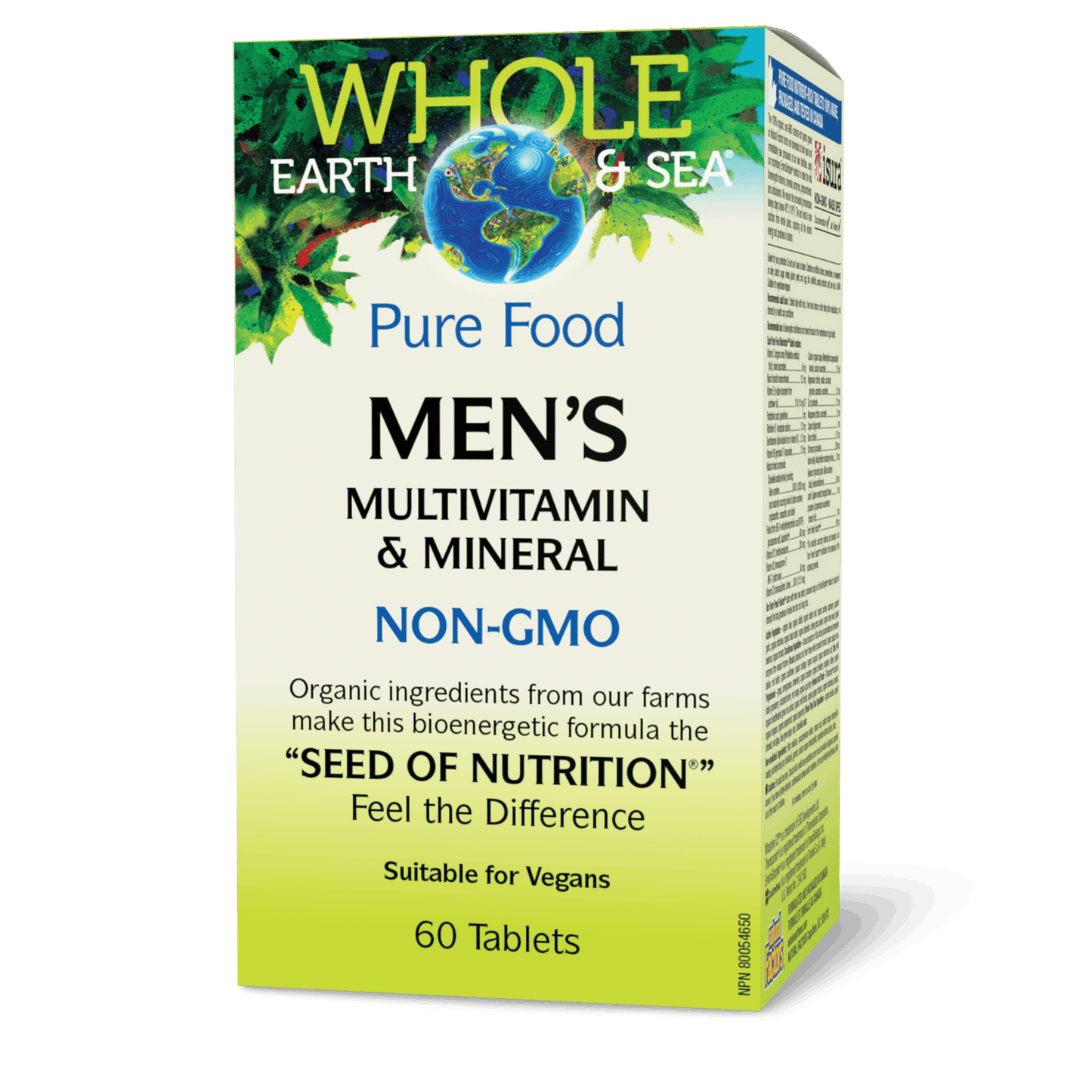 Natural Factors - WHOLE EARTH & SEA MEN'S MULTIVITAMIN & MINERAL