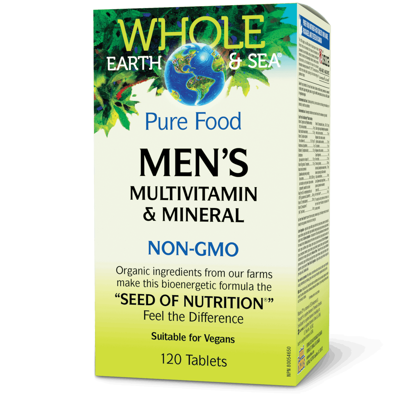 Natural Factors - WHOLE EARTH & SEA MEN'S MULTIVITAMIN & MINERAL