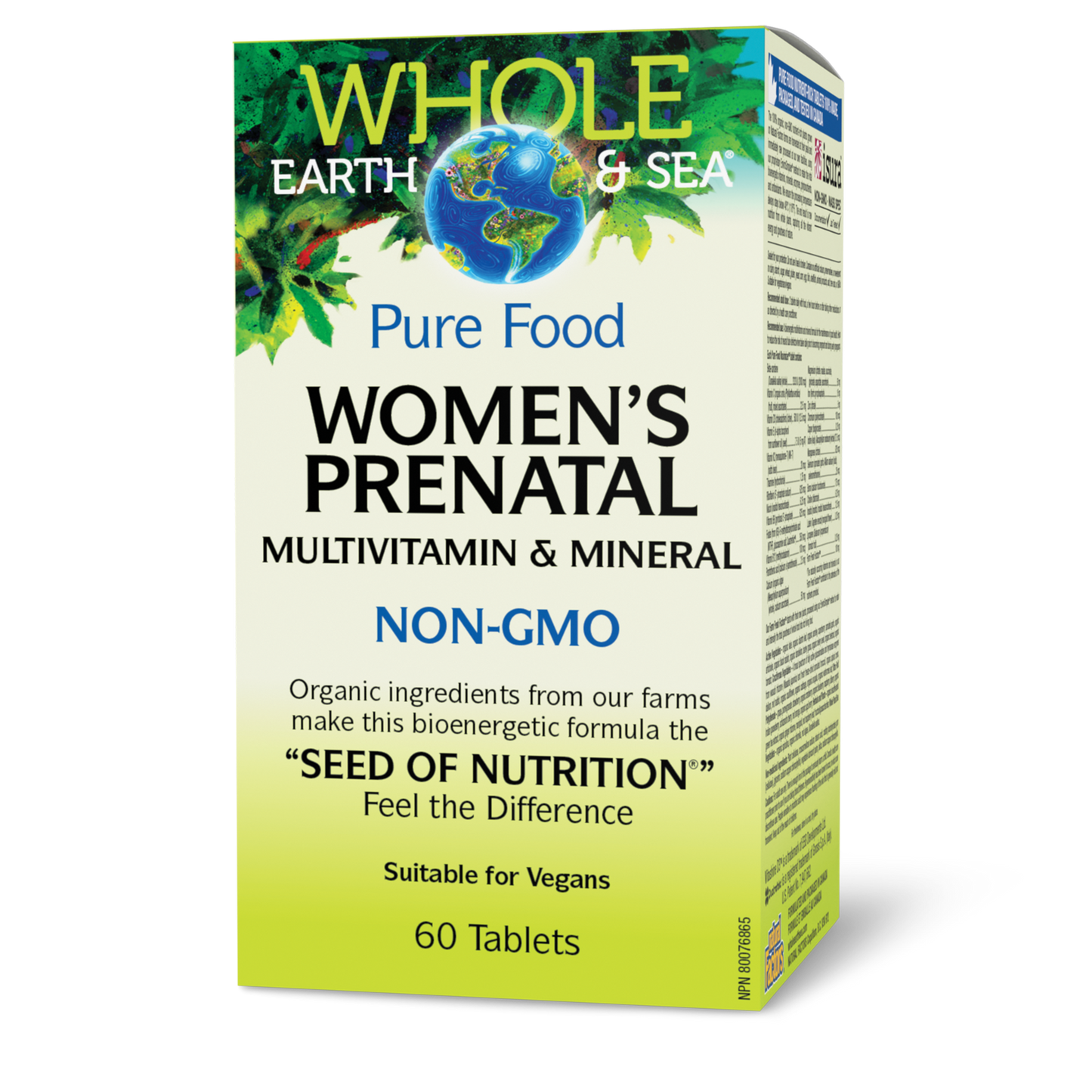 Natural Factors - WHOLE EARTH AND SEA WOMEN'S PRENATAL MULTIVITAMIN & MINERAL