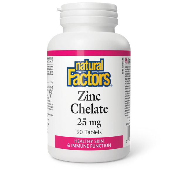 Thumbnail of Natural Factors - ZINC CHELATE - 25 mg