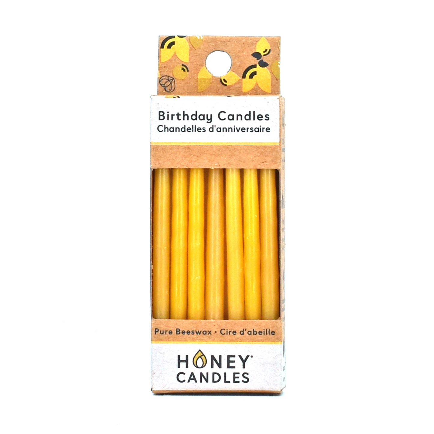 Honey Candles - Honey Candles Birthday Candles (20) Natural