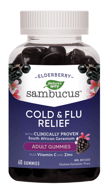 Nature's Way - SAMBUCUS COLD & FLU RELIEF GUMMIES