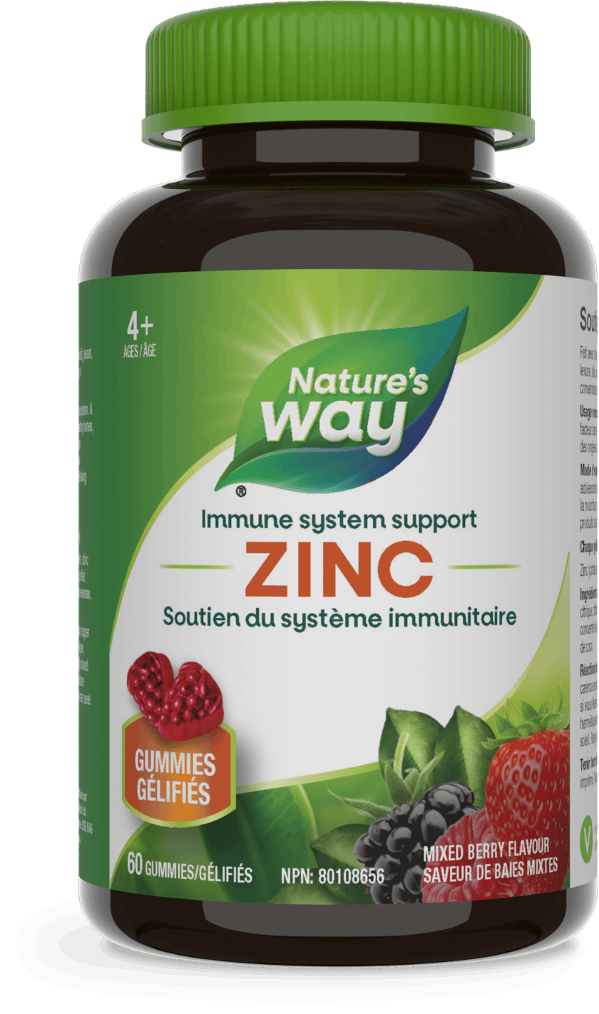 Nature's Way - ZINC GUMMIES - Mixed Berry