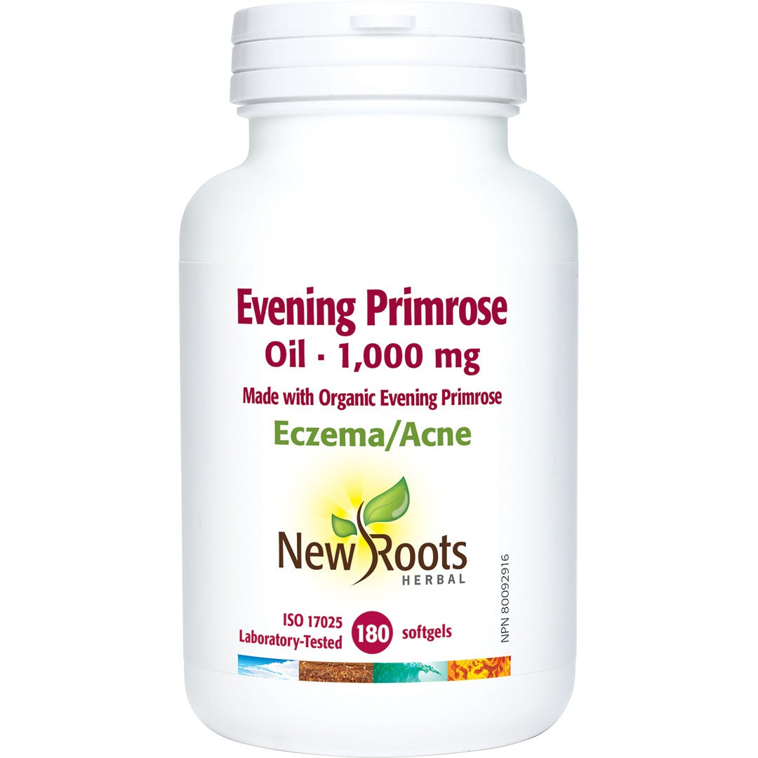 New Roots Herbal - EVENING PRIMROSE OIL - 1000 mg