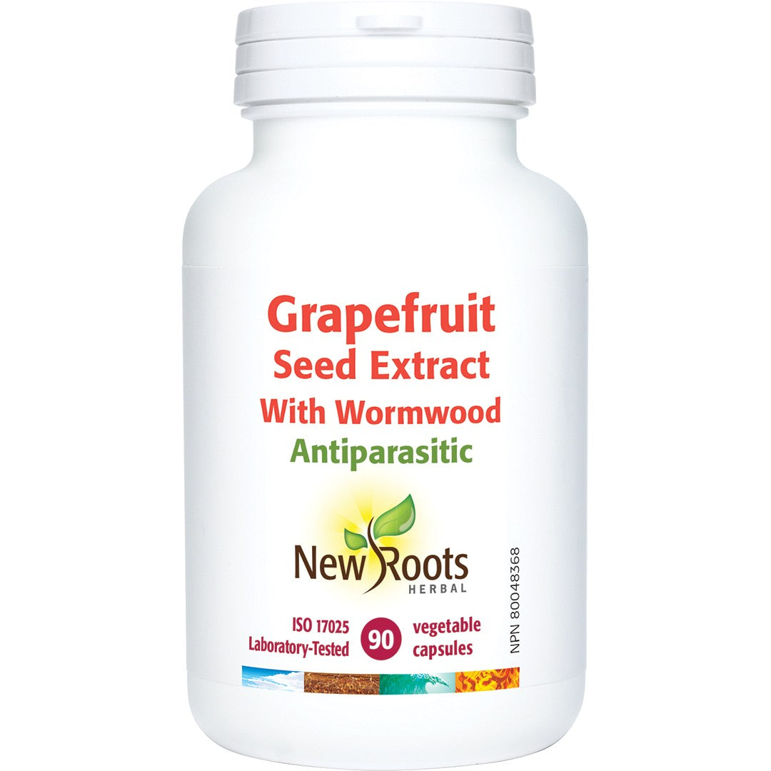 New Roots Herbal - GRAPEFRUIT SEED EXTRACT WITH WORMWOOD