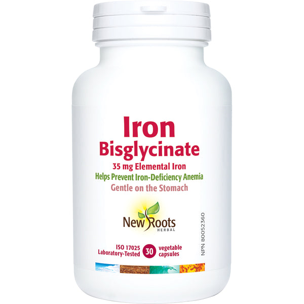 Thumbnail of New Roots Herbal - IRON BISGLYCINATE - 35 mg