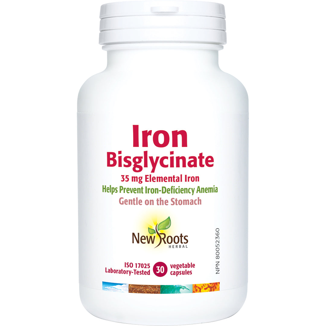 New Roots Herbal - IRON BISGLYCINATE - 35 mg