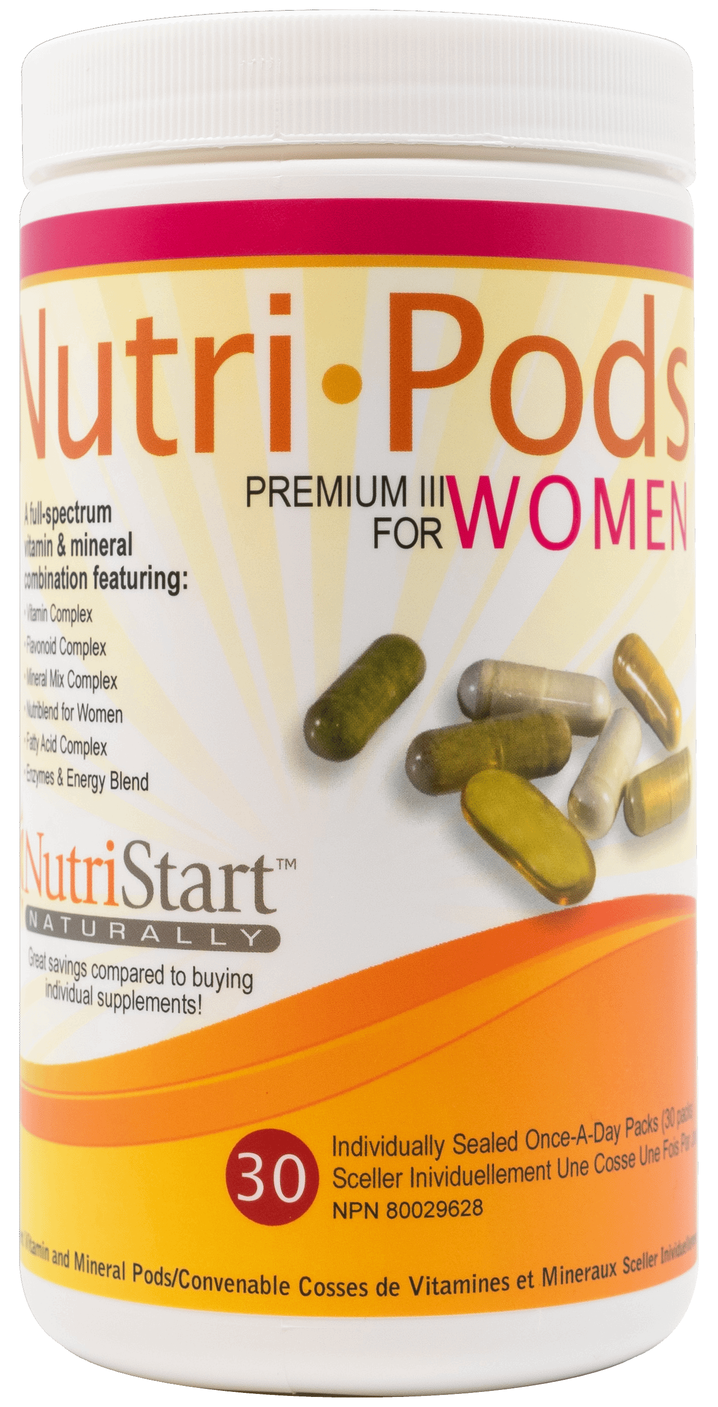 NutriStart Naturally - NUTRI-PODS PREMIUM III for WOMEN