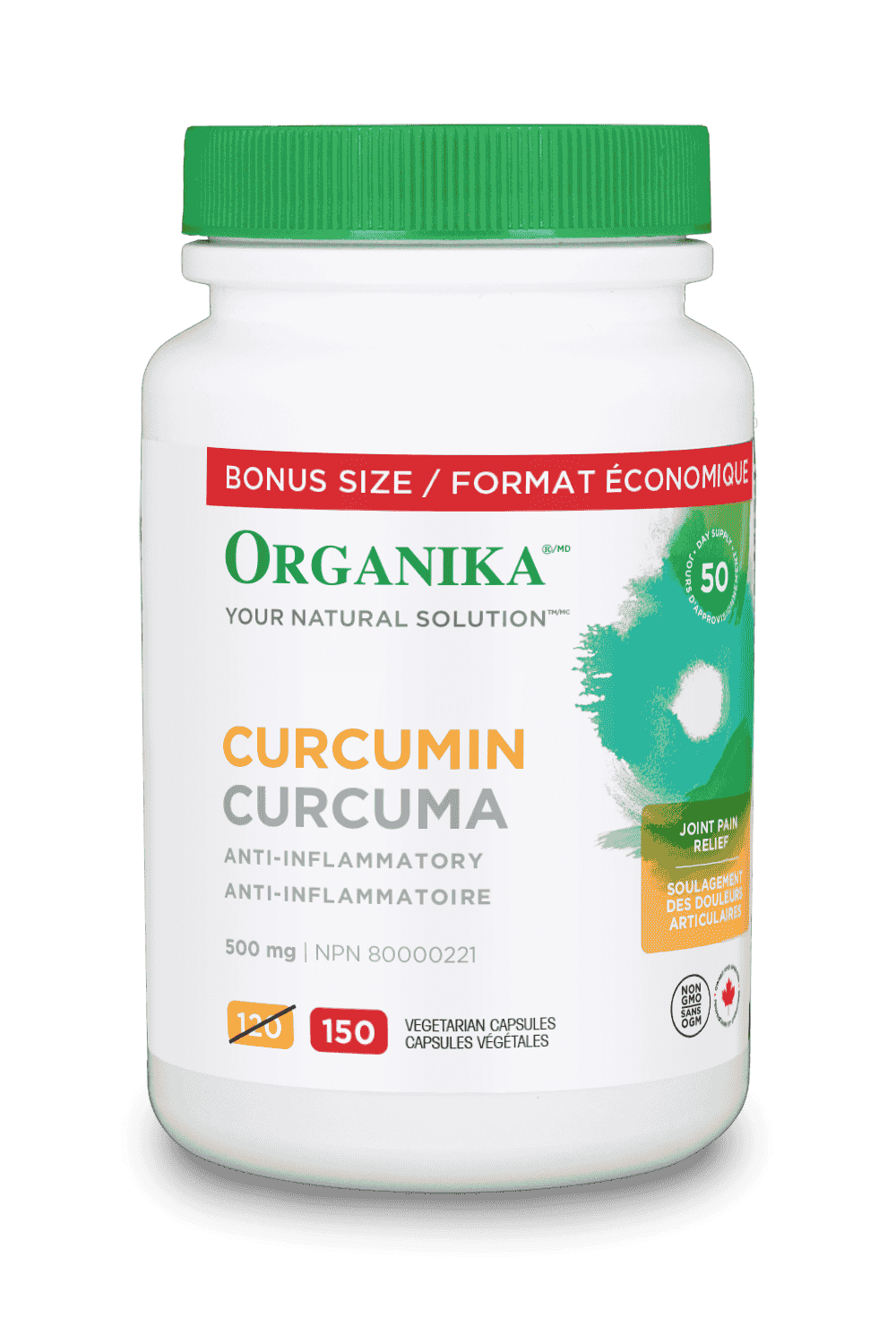 Organika - CURCUMIN - Bonus Size