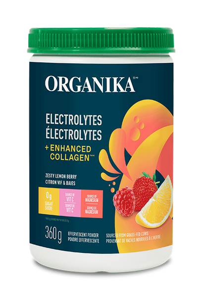 Organika - ELECTROLYTES + ENHANCED COLLAGEN - Zesty Lemon Berry