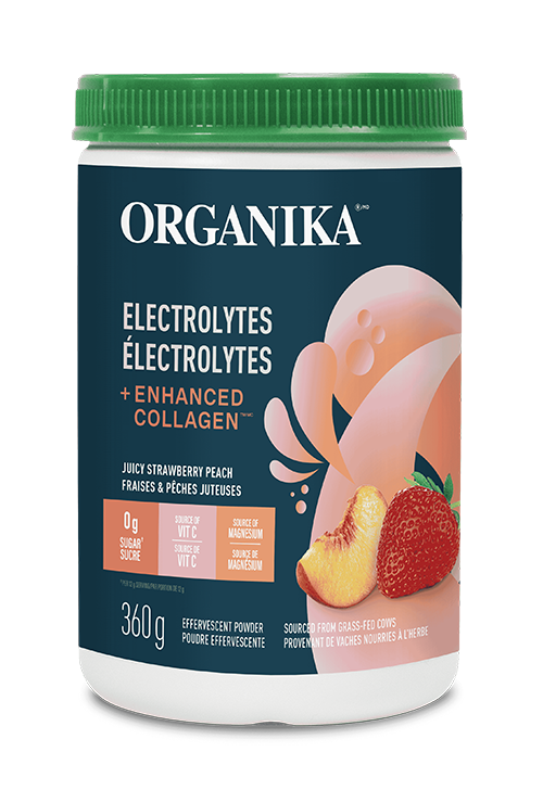 Organika - ELECTROLYTES + ENHANCED COLLAGEN - Strawberry Peach