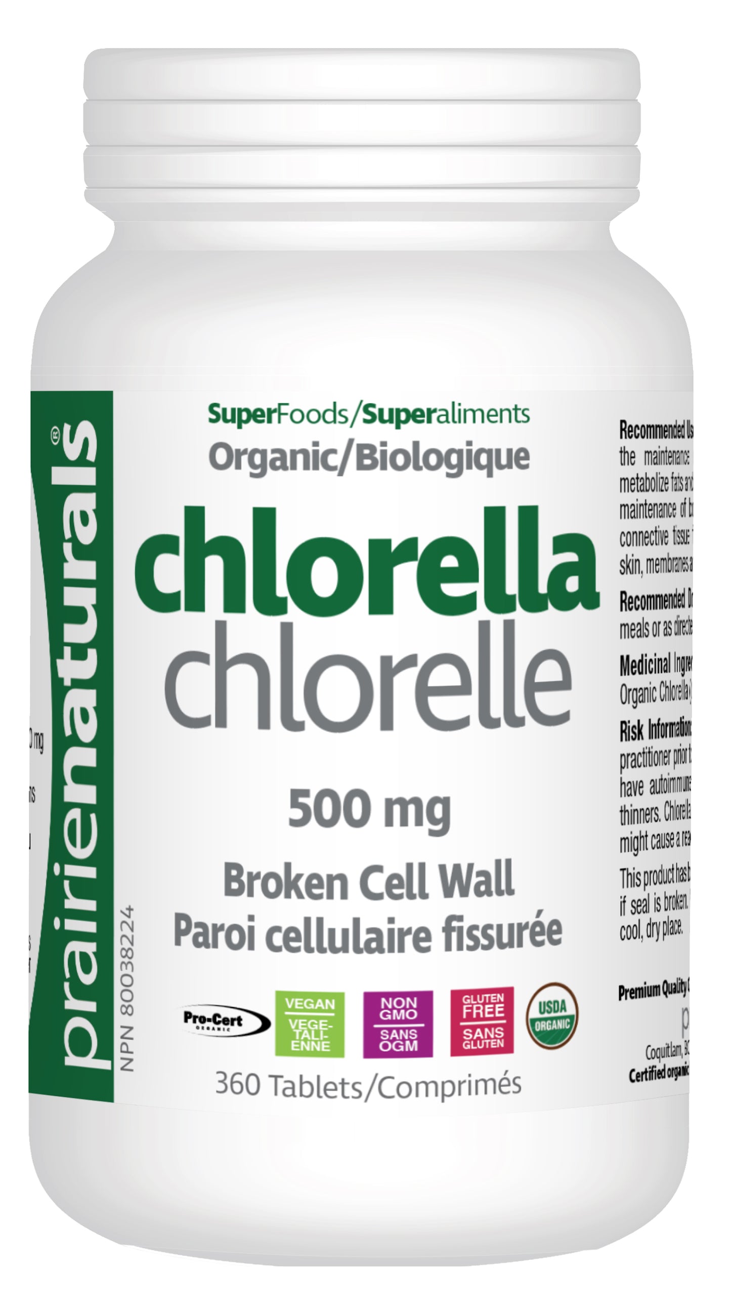 Prairie Naturals - CHLORELLA