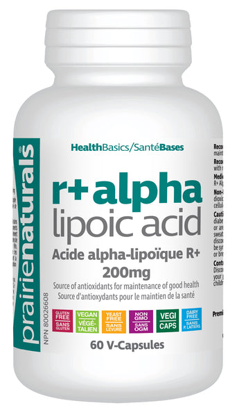 Thumbnail of Prairie Naturals - R+ ALPHA LIPOIC ACID - 200 mg