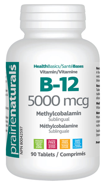 Thumbnail of Prairie Naturals - VITAMIN B-12 - 5000 mcg