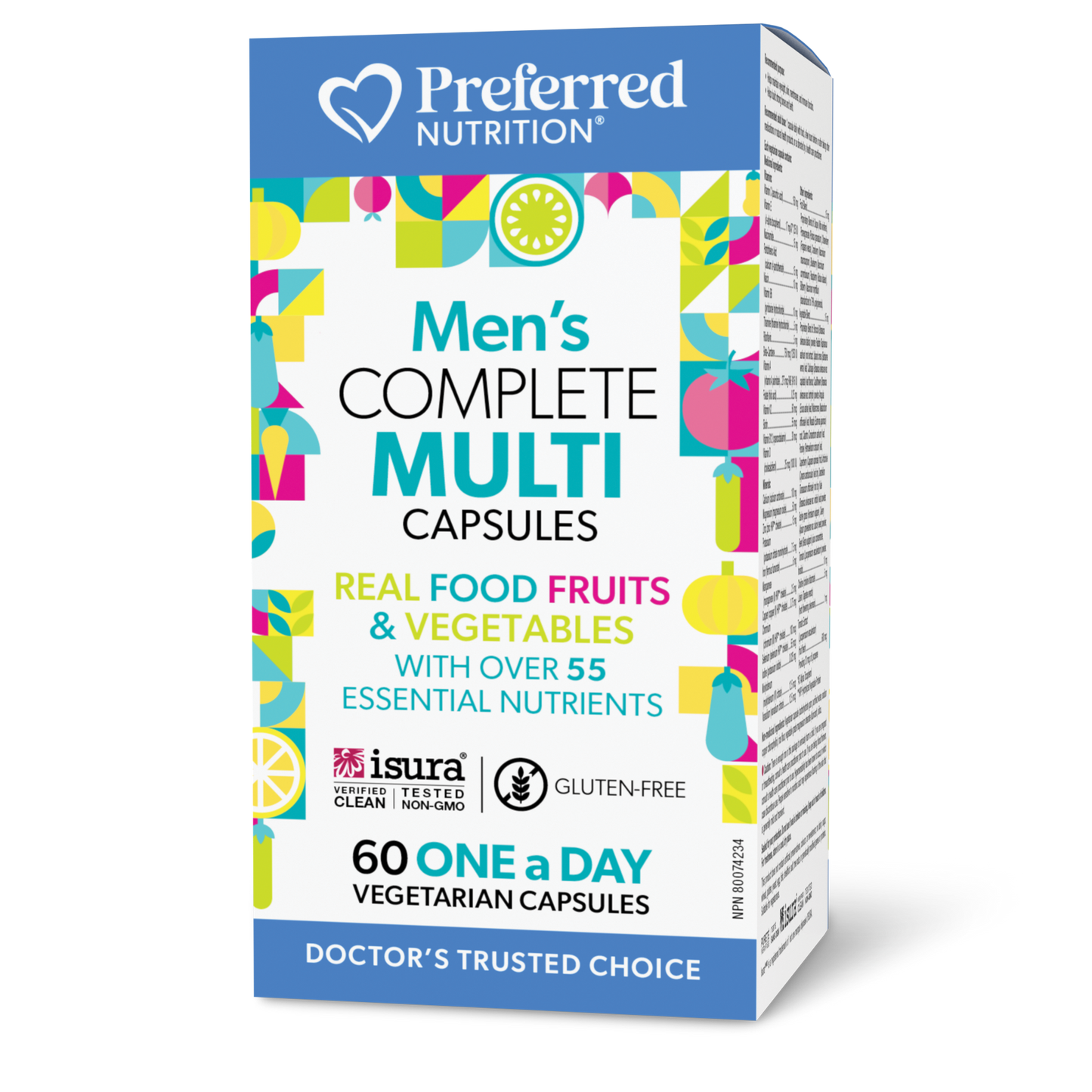 Preferred Nutrition - Men's Complete Multi 60vcaps