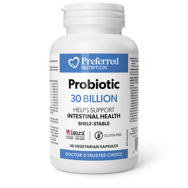 Preferred Nutrition - Probiotic 30 Billion 30vcaps