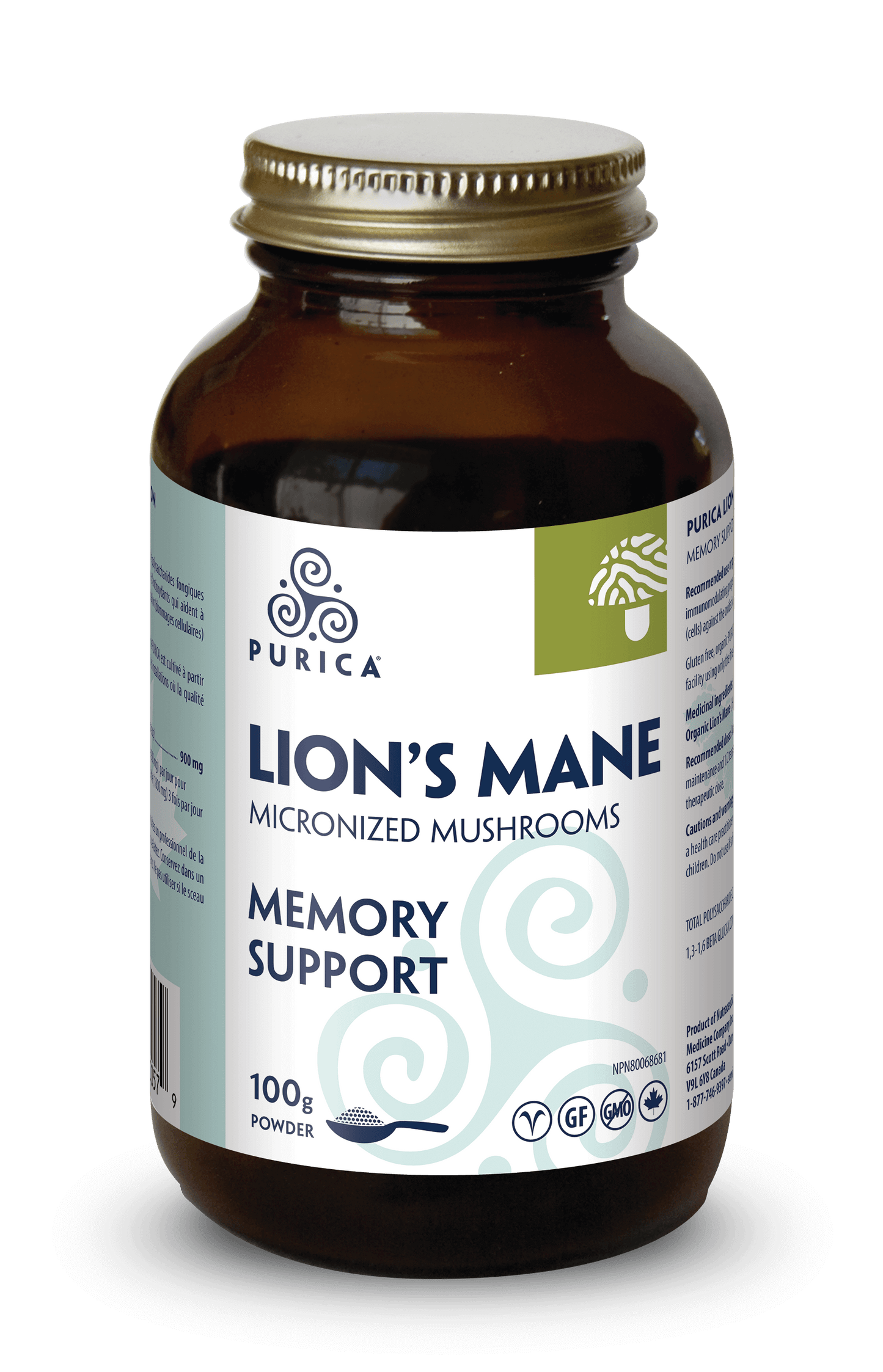 Purica - LION'S MANE POWDER