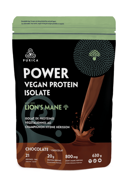 Thumbnail of Purica - POWER VEGAN PROTEIN ISOLATE WITH LION'S MANE - Chocolate